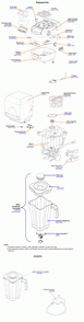 Diagram Diagram and Parts List for HBH850-N  Hamilton Beach Blender